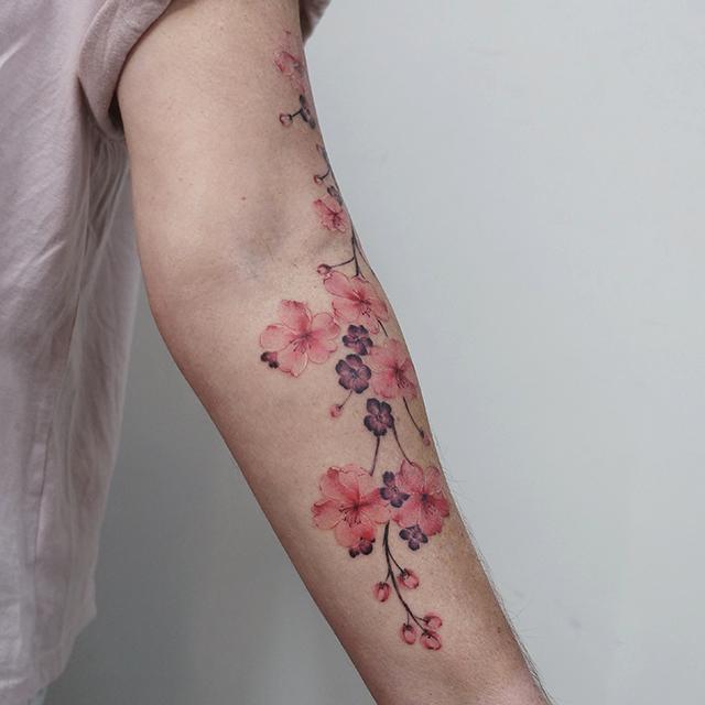 Watercolor | Auckland Tattoo | Dong Tattoo
